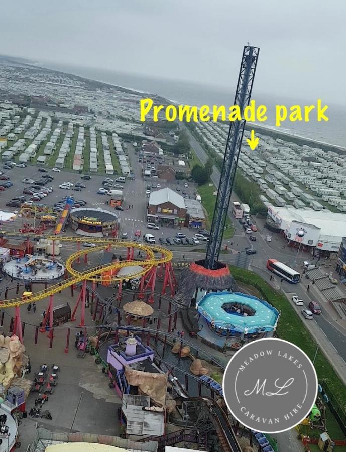 Promenade 566, Direct Beach Access, Close To Fantasy Island, Wifi, Pet Friendly - Meadow Lakes Caravan & Lodge Hire Skegness Eksteriør bilde